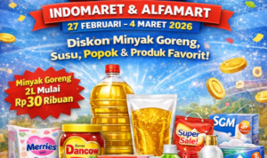 Promo JSM Indomaret & Alfamart 27 Februari – 4 Maret 2026, Diskon Minyak Goreng, Susu, Popok & Produk Favorit