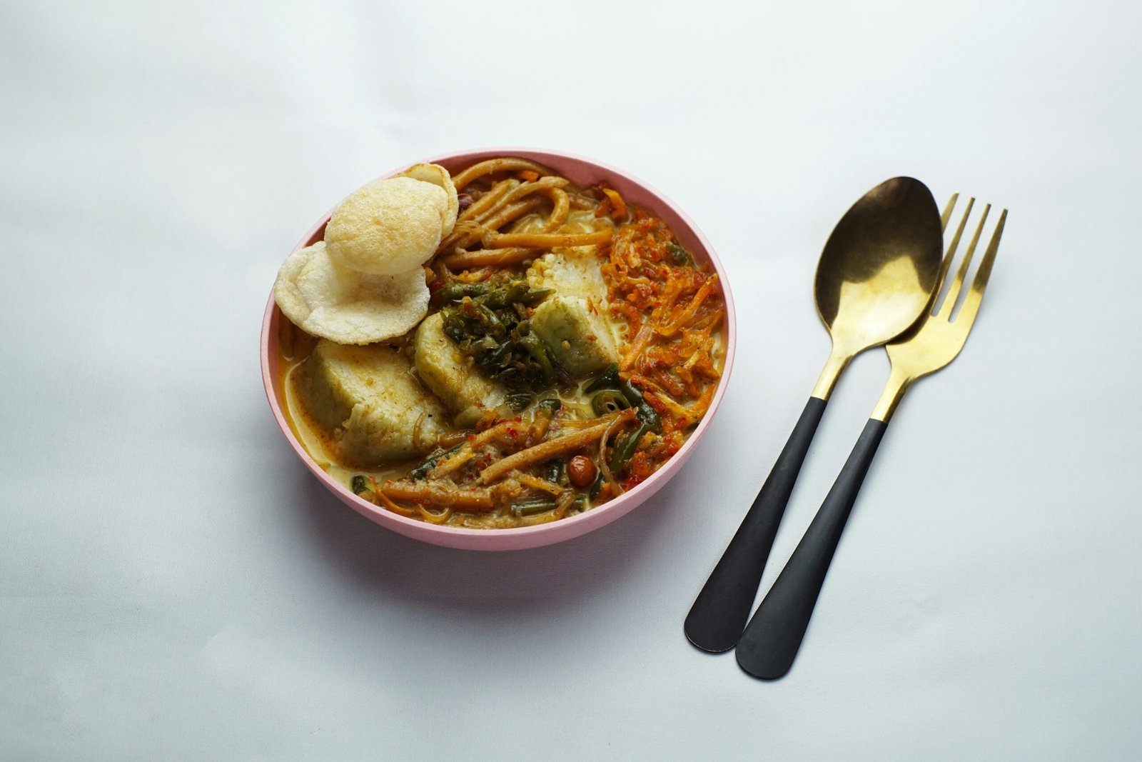 Ilustrasi lontong.