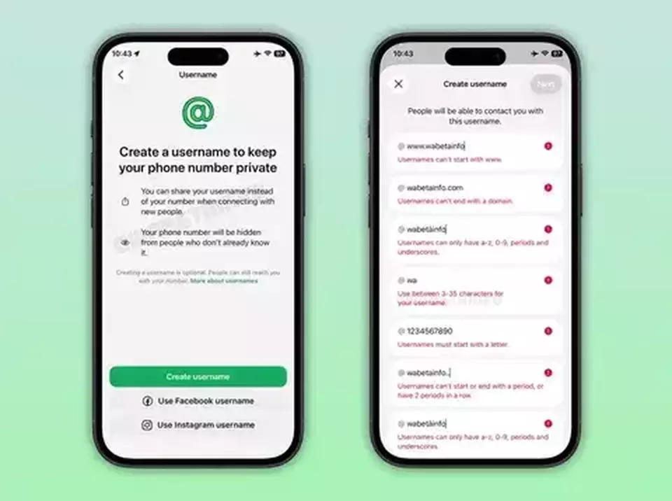 Resmi Diuji Coba! WhatsApp Kini Bisa Chat Tanpa Nomor Lewat Username