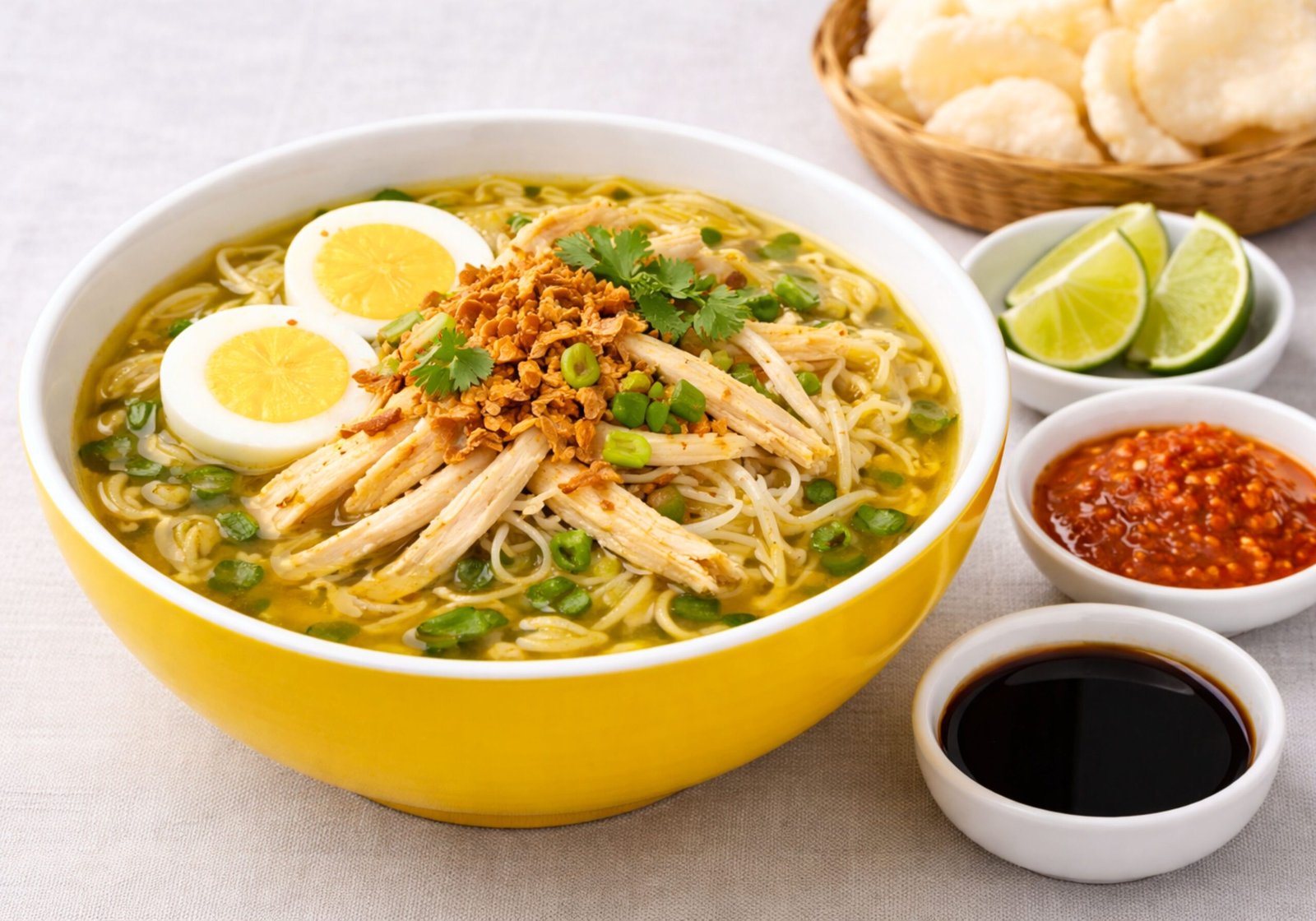 Resep soto Lamongan.