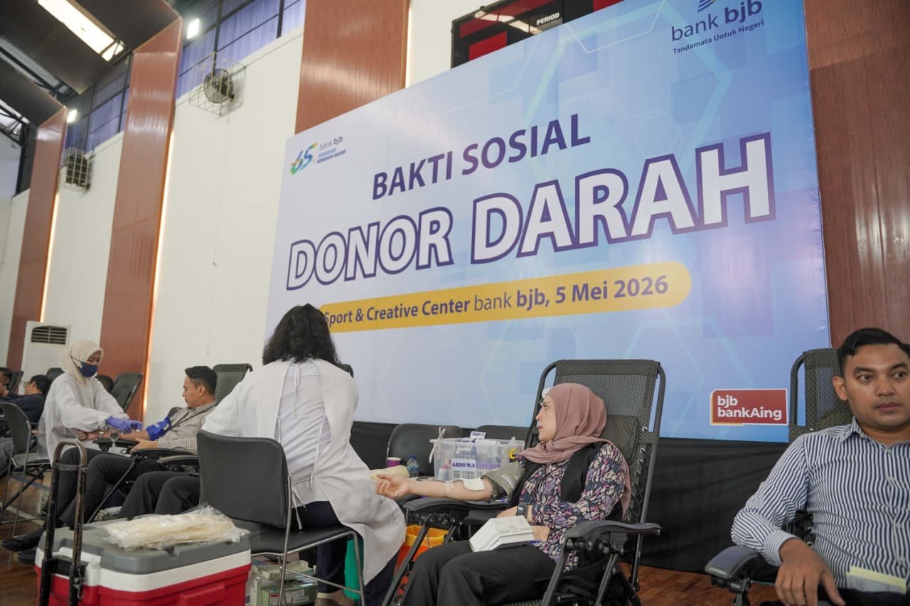 Rangkaian HUT ke-65, bank bjb Gelar Aksi Donor Darah untuk Kemanusiaan
