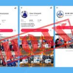 Tangkapan layar media sosial palsu BRI