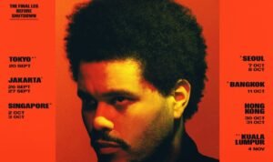 after hours til dawn tour 2026final leg LIVE IN ASIApresales start May 18 @visaasiapacificsign u Postingan The Weeknd tentang konsernya di Jakarta