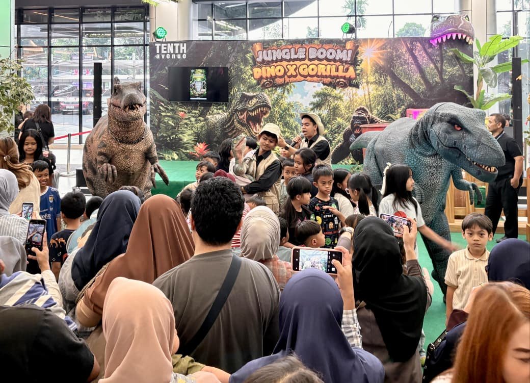 WhatsApp Image 2026-06-23 at 09.54.01 Tenth Avenue Mall Bandung menghadirkan event bertajuk “Jungle Boom: Dino X Gorilla”