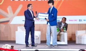 Direktur Finance & Strategy BRI Achmad Royadi dalam kegiatan Lampung Financial Festival 2026, Minggu (6/9/2026).
