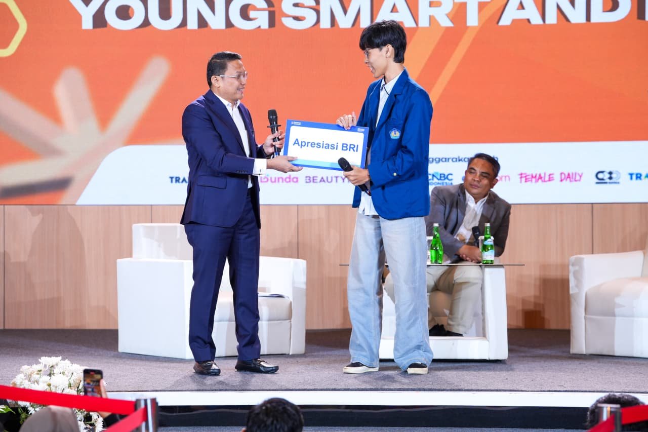 Direktur Finance & Strategy BRI Achmad Royadi dalam kegiatan Lampung Financial Festival 2026, Minggu (6/9/2026).